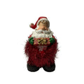 Christmas Santa Figure Tinsel Ornament Tanat Supplies