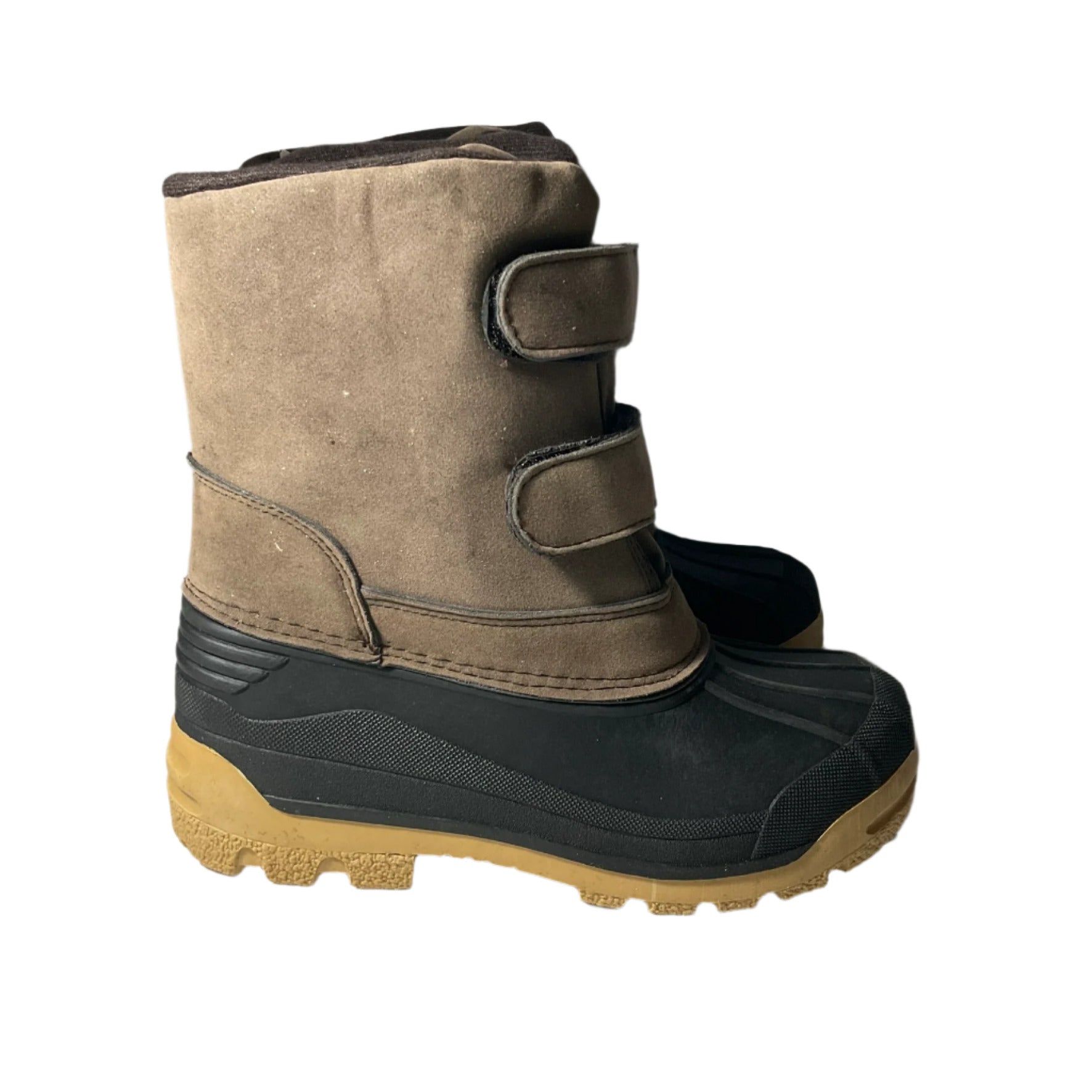 Mens Double Strap Snow Boots