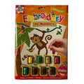 Embroidery By Numbers Kids Pack - Monkey Theme Tanat Supplies
