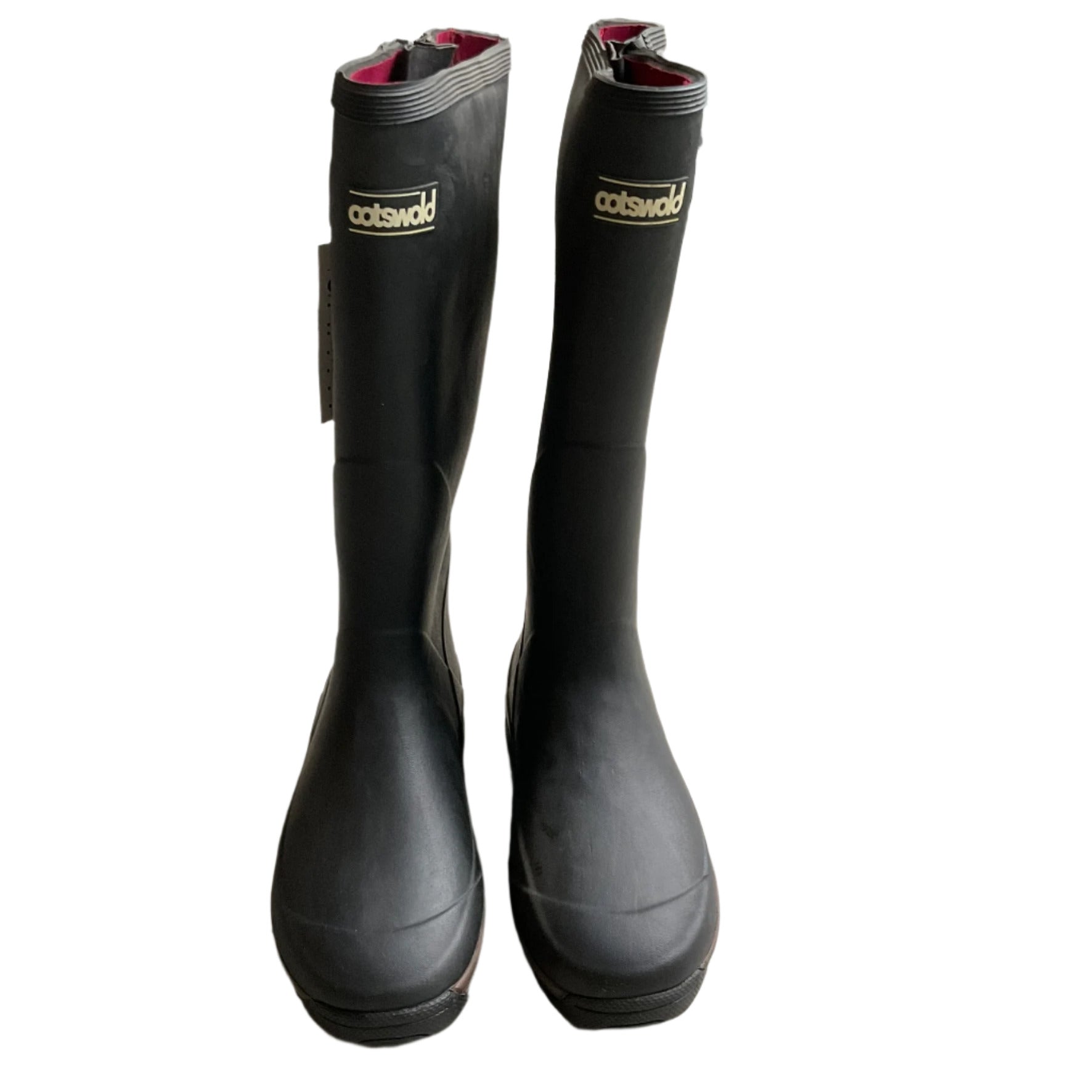 Cotswold Orchard Neoprene Wellingtons - Black/Brown