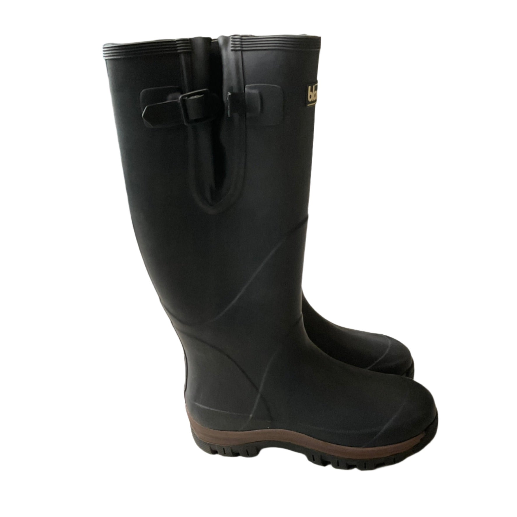Cotswold Orchard Neoprene Wellingtons - Black/Brown
