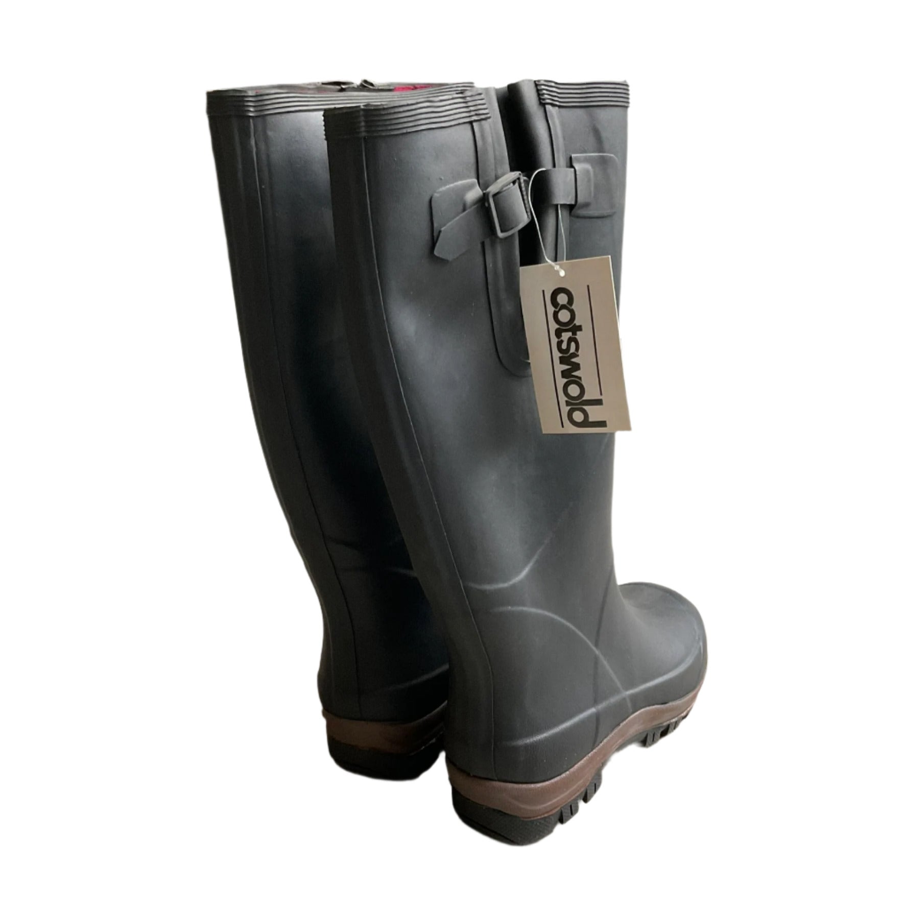 Cotswold Orchard Neoprene Wellingtons - Black/Brown