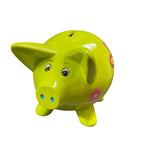 Piggy Bank Handpainted - Yellow