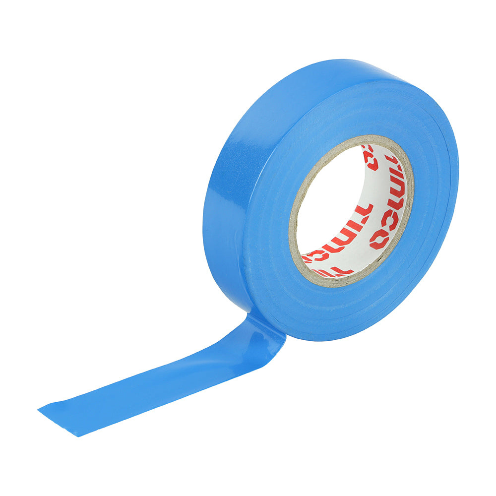 PVC Insulation Tape Blue - 25m x 18mm | Roll Pack of 10