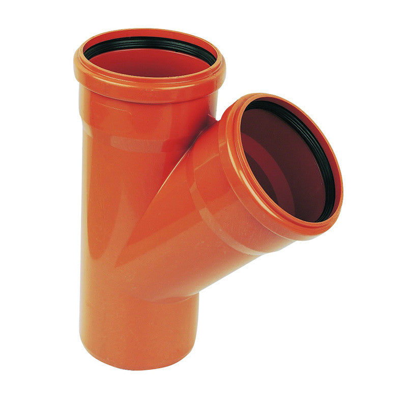 FloPlast 110mm Double Socket Junction 45*