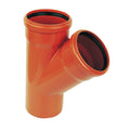 FloPlast 110mm Double Socket Junction 45*