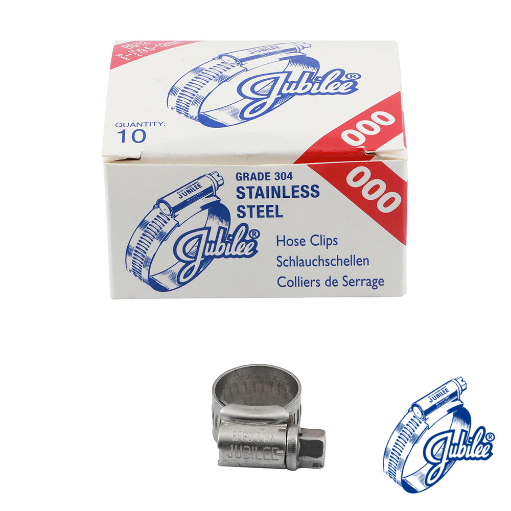 Jubilee Clip SS - 9.5-12mm | Box of 10