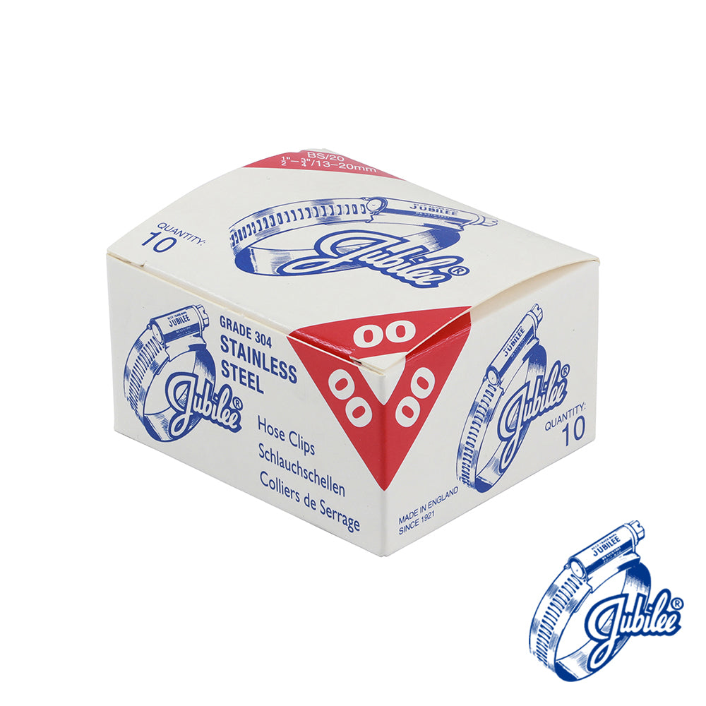 Jubilee Clip SS - 13-20mm | Box of 10