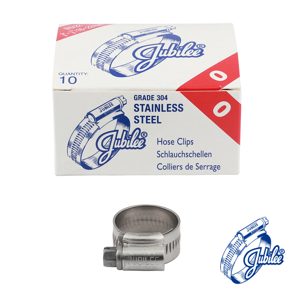 Jubilee Clip SS - 16-22mm | Box of 10