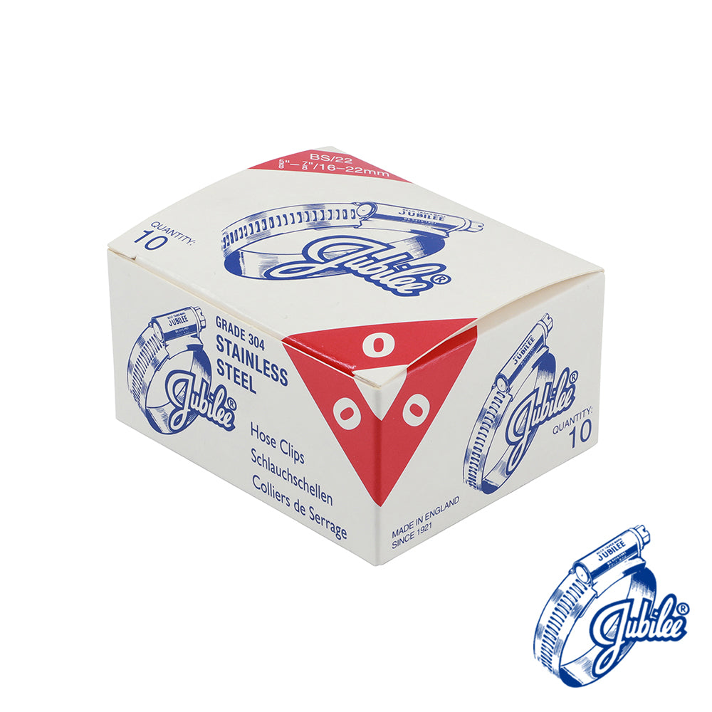 Jubilee Clip SS - 16-22mm | Box of 10