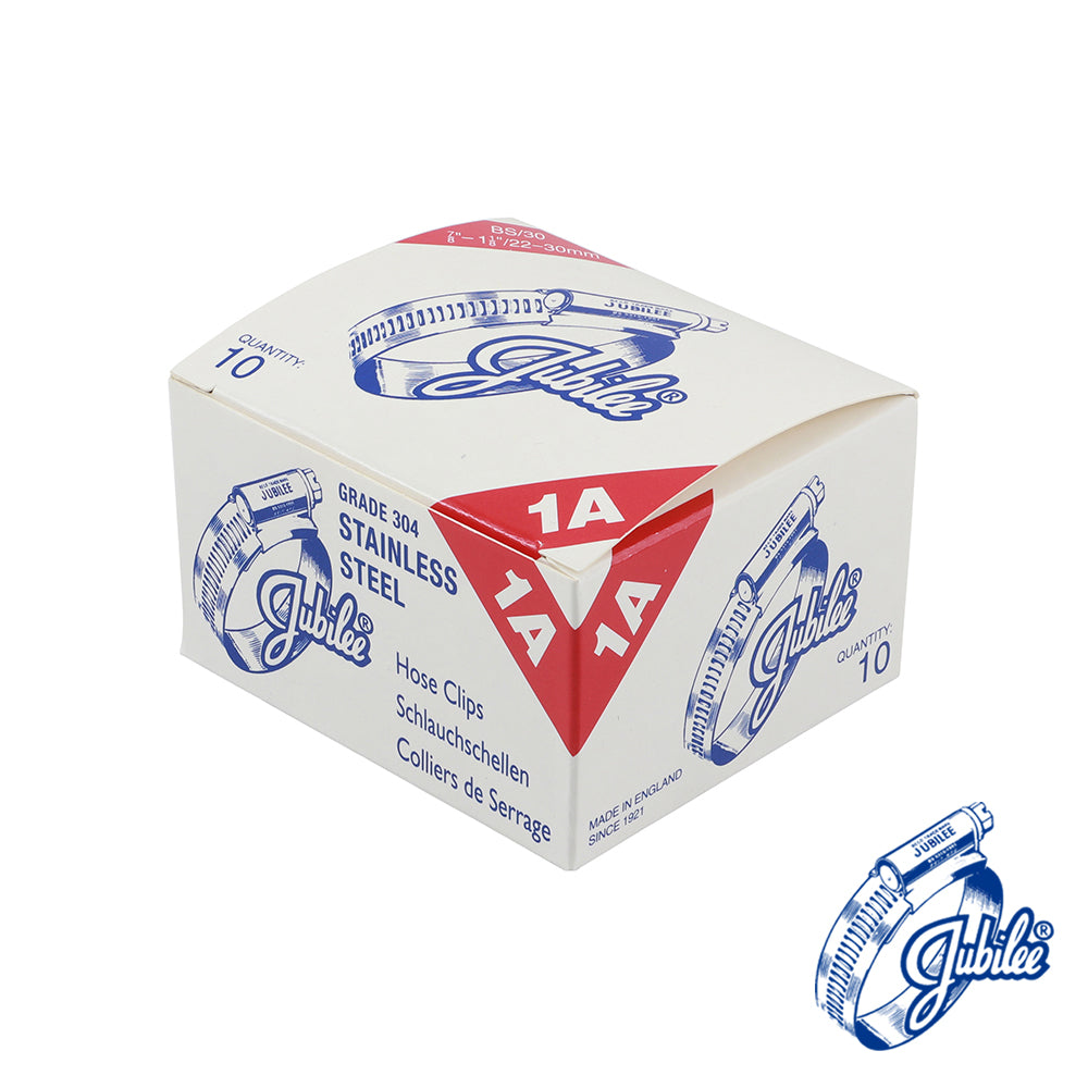 Jubilee Clip SS - 22-30mm | Box of 10
