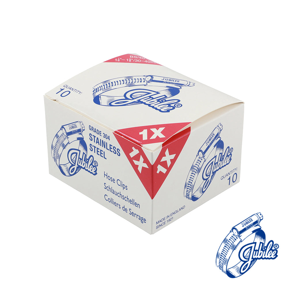 Jubilee Clip SS - 30-40mm | Box of 10