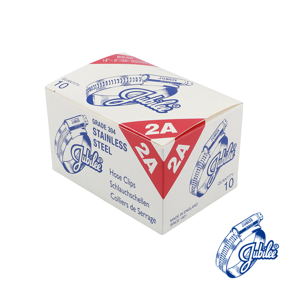 Jubilee Clip SS - 35-50mm | Box of 10