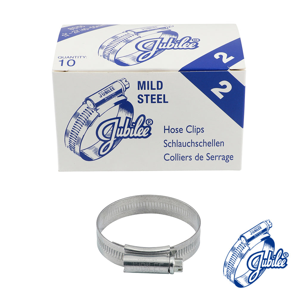 Jubilee Clip Mild Steel - Box - 2MS / 40 - 55mm - 10 PCS