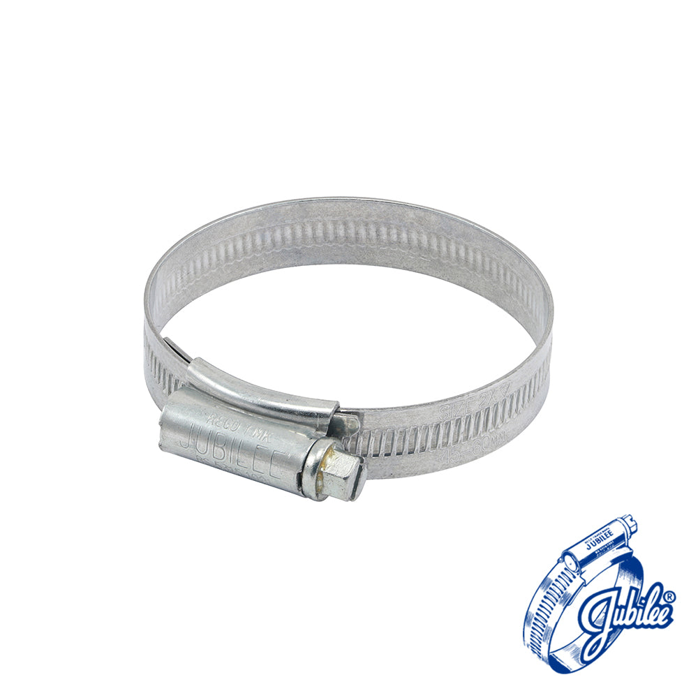 Jubilee Clip Mild Steel - Box - 2XMS / 45 - 60mm - 10 PCS