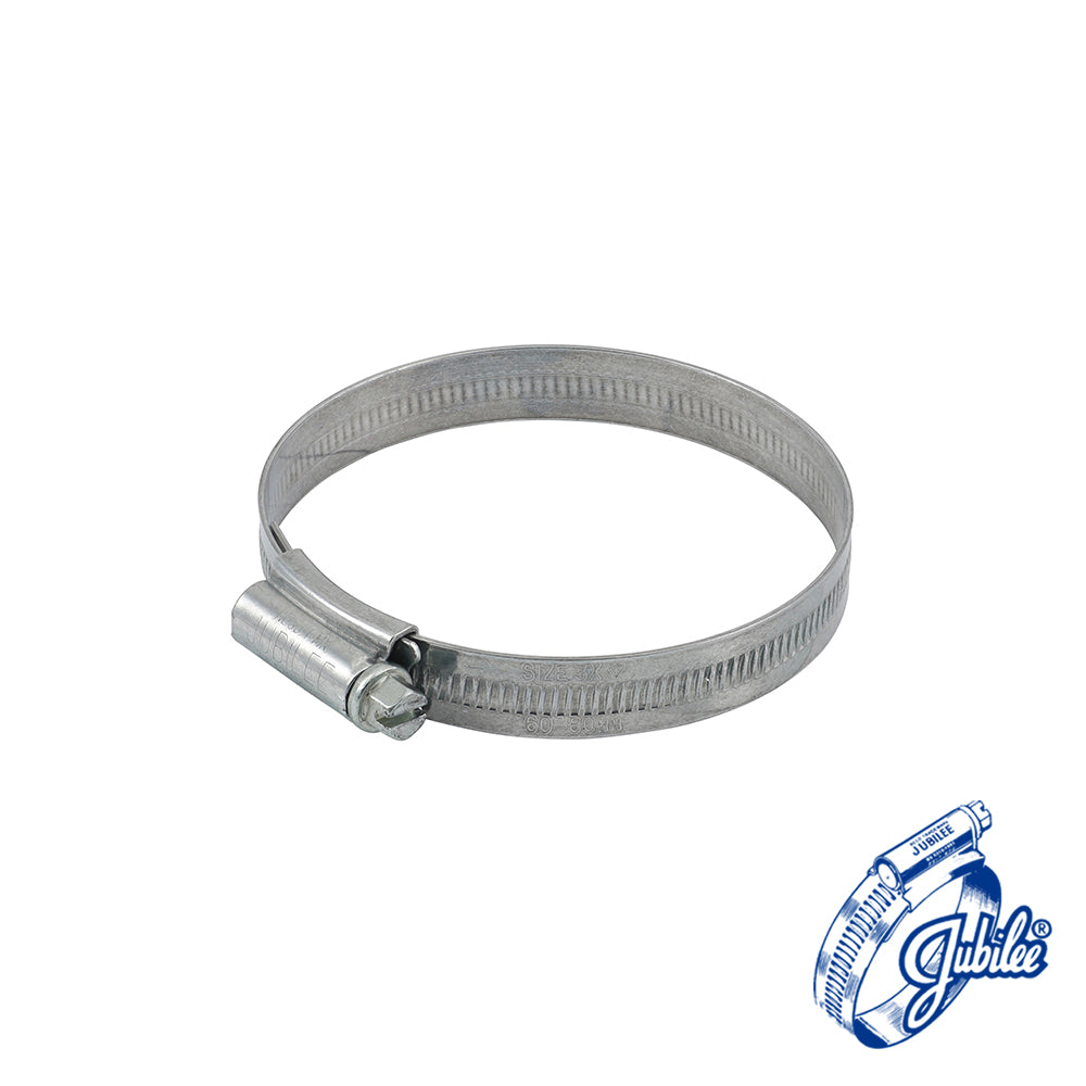 Jubilee Clip Mild Steel - Box - 3XMS / 60 - 80mm - 10 PCS