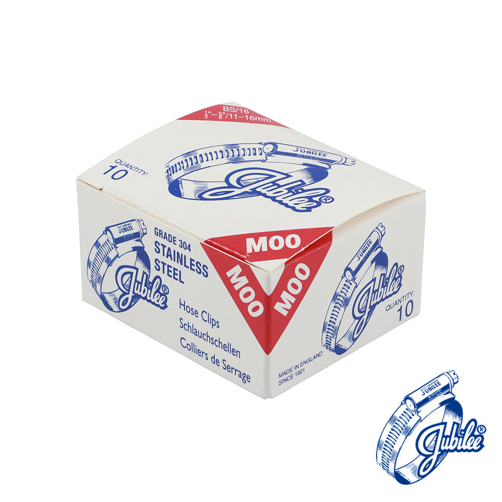 Jubilee Clip SS - 11-16mm | Box of 10
