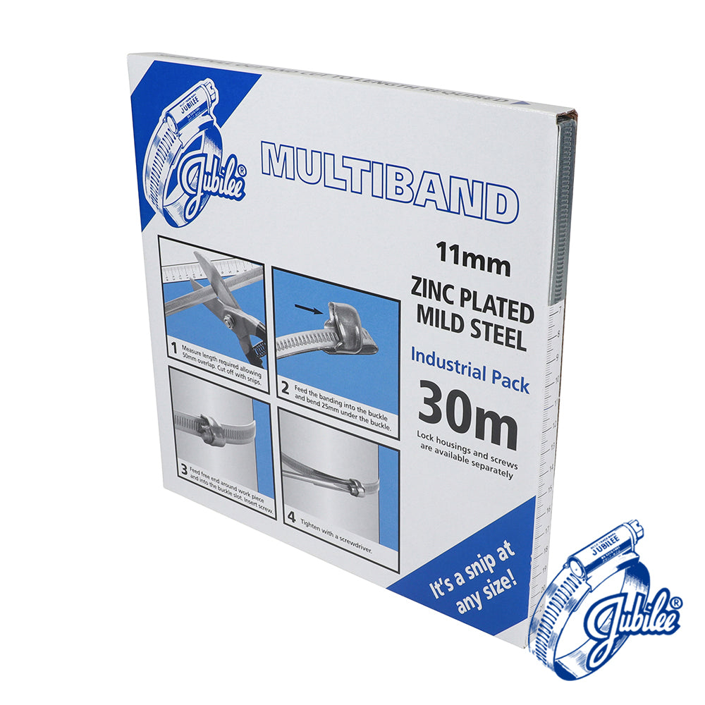Multiband Mild Steel Banding - 11mm x 30m | Box