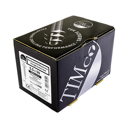 Hex Screw S/DRILL No3 EXT - 5.5 x 19 | Box of 100