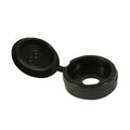 Large Hinged Screw Cap - Black - To fit 5.0 to 6.0 Screw | TIMpac of 50