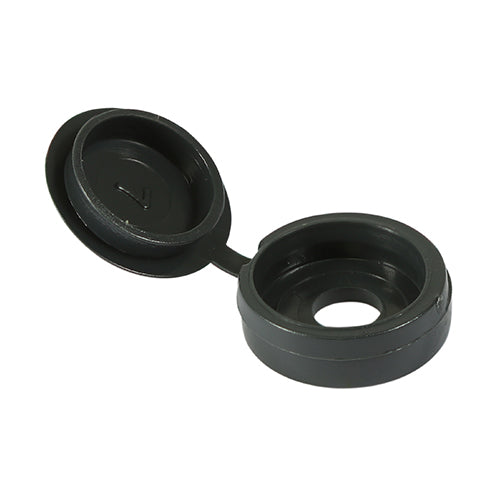 Large Hinged Screw Cap- D Grey - To fit 5.0 to 6.0 Screw | TIMpac of 50