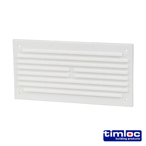 Louvre Mini Vent Fly Scr White - 166 x 85 | Bag