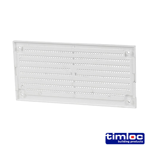 Louvre Mini Vent Fly Scr White - 166 x 85 | Bag