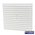 Hit Miss Louvre Min Vent White - 166 x 85 | Bag