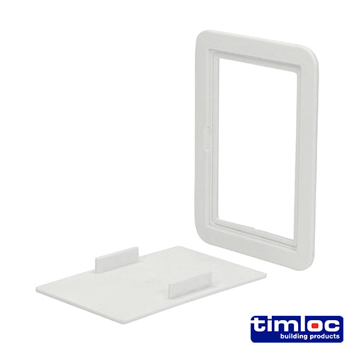 Access Panel Clip Fit - White - 115 x 165 | Bag