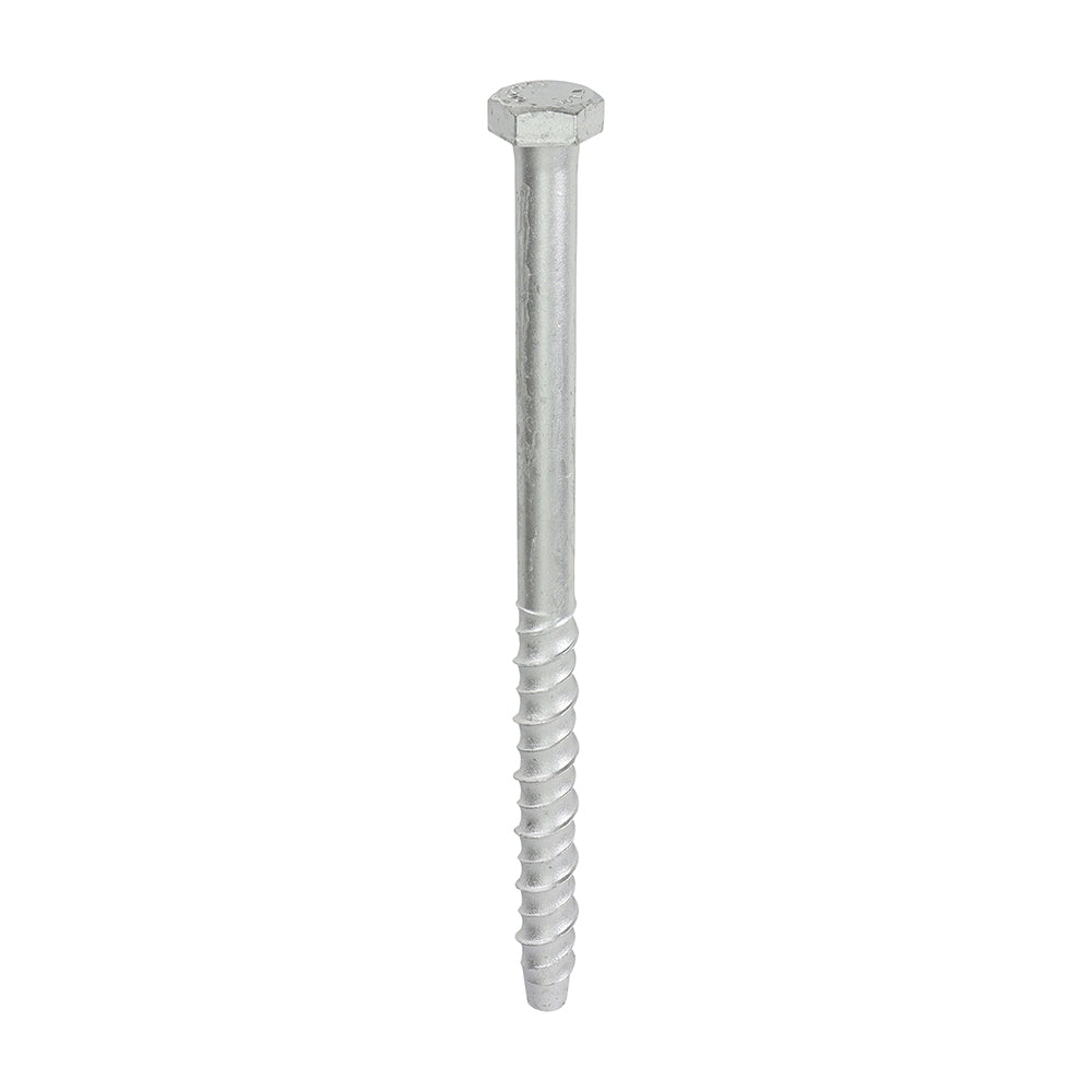 Timco Masonry Bolts - Hex - Exterior - Silver - Box