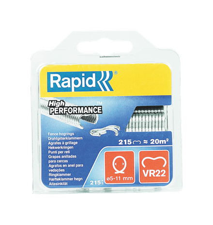 Rapid VR22 Fence Hogrings - 5-11mm (Pack of 215)