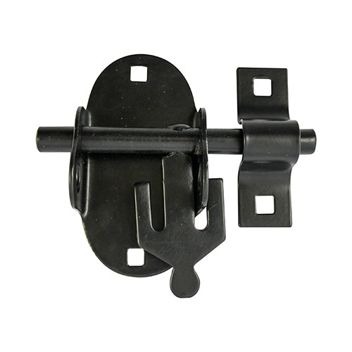 Oval Padbolt Black - 4" | TIMbag