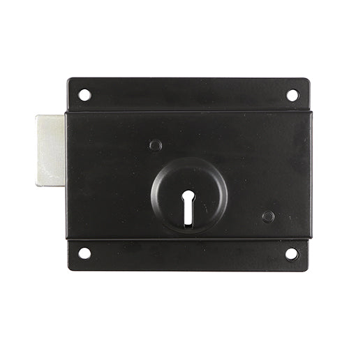 Press Lock - Black - 5" | Plain Bag