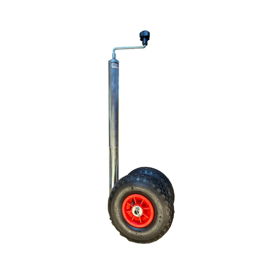 Gwaza Jockey Wheel Pneumatic Twin Tyre 48mm 200 kg NWL