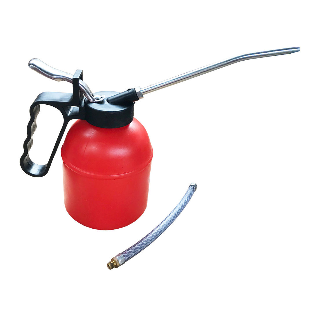 Oil Can Plastic 500cc c/w Rigid + Flexible Spouts