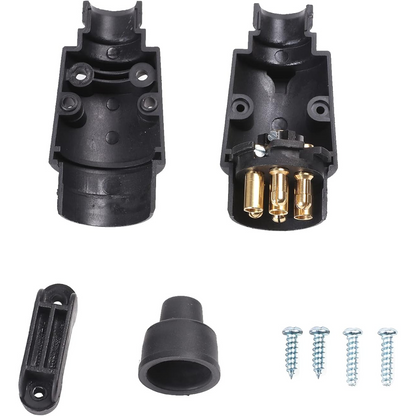 7 Pin Plastic Male Plug