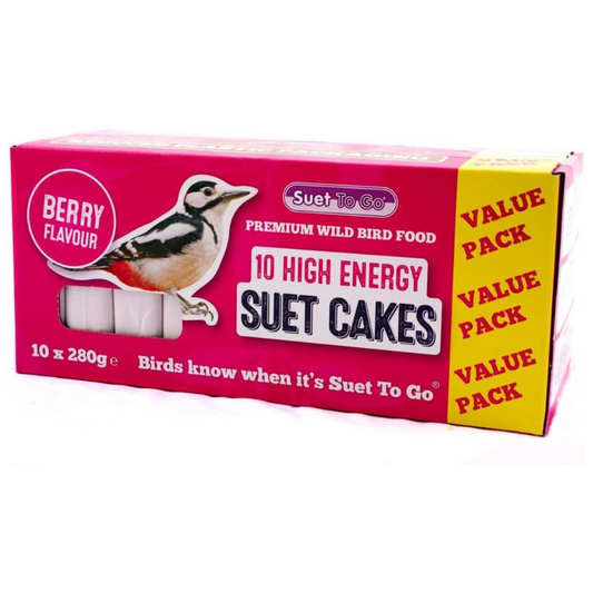 Suet To Go Berry Suet Cakes - 10 Pack Value, 10pk