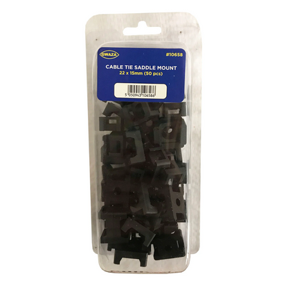 Cable Tie Saddle Mount-Nylon Nail-on (50pcs)