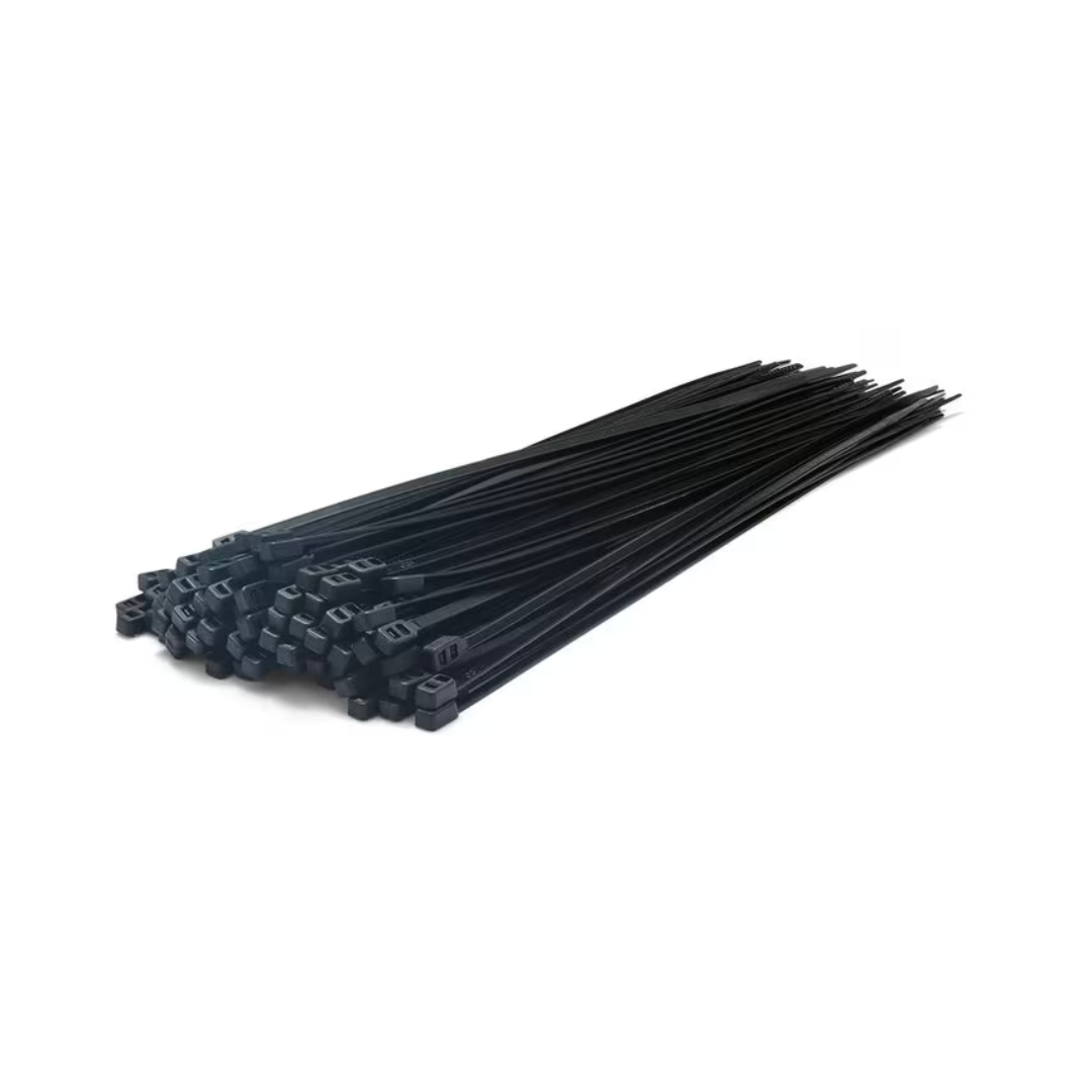 Cable Ties Black 4.8mm x 300mm (100 pcs)