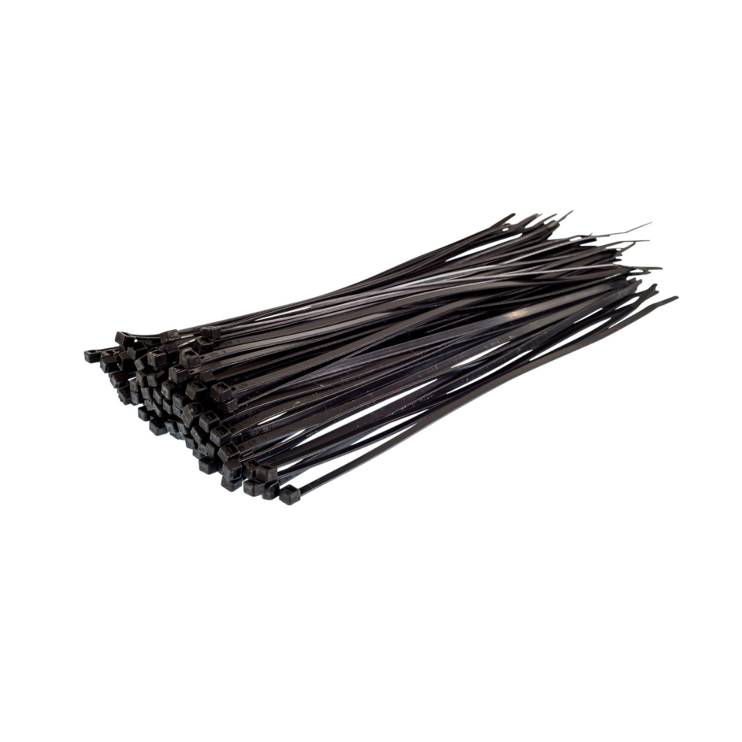 Cable Ties Black 8mm x 500mm (100 pcs)