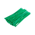 Cable Ties Green 4.8mm x 200mm (100 pcs)
