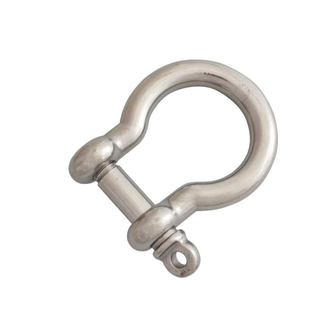 D Shackle 8mm (5/16") (4 pcs)