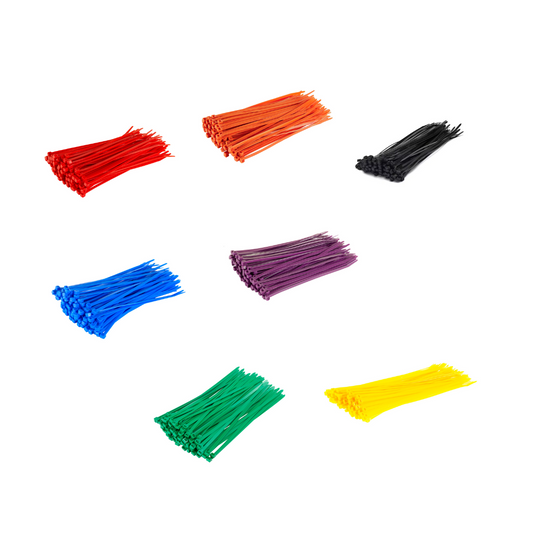 Cable Ties Bundle - Various colours 4.8x200mm (700pcs)