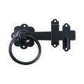 Ring Gate Latch - Plain Black - 6" | TIMbag