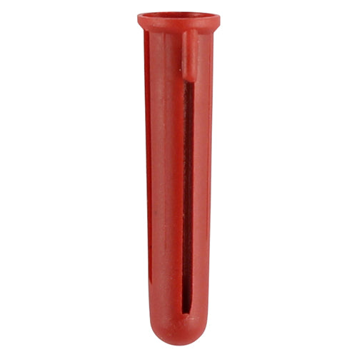 Plastic Plugs - Red - 30mm | Box of 100