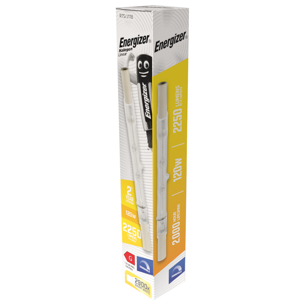 Energizer R7S 120W 118mm 2250 Lumens - 2900K Warm White Energizer