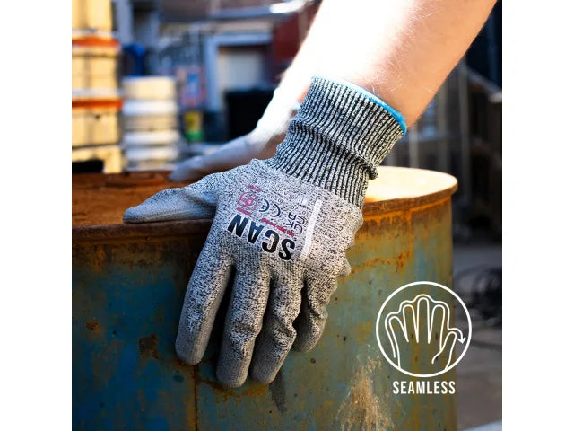 Scan PU Palm Cut D Gloves - XXL Scan