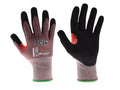 Scan Nitrile Palm Cut F Gloves - L Scan