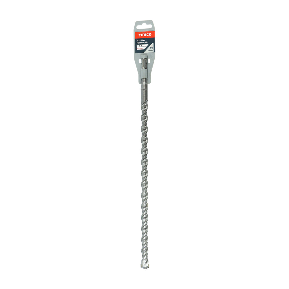 SDS Plus Hammer Bit - 18.0 x 450 | Clip