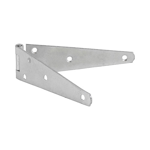 Medium Strap Hinge Pair Zinc - 8" | Plain Bag